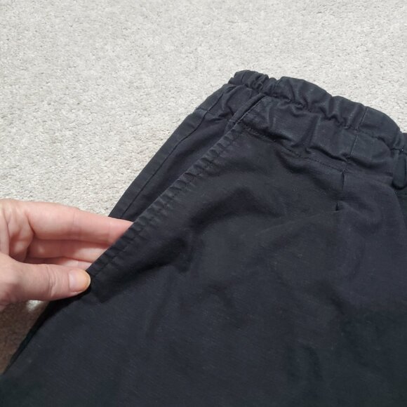 TENTREE Organic Cotton & Hemp Instow Shorts Pull-On Hi-Rise Blk Women Small x 3" - Picture 3 of 13